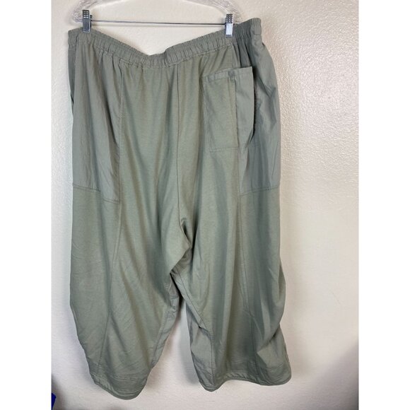 Anthropologie Daily Practice Relaxed Fit Drawstring Capri Pants Plus size  3X - Picture 2 of 16